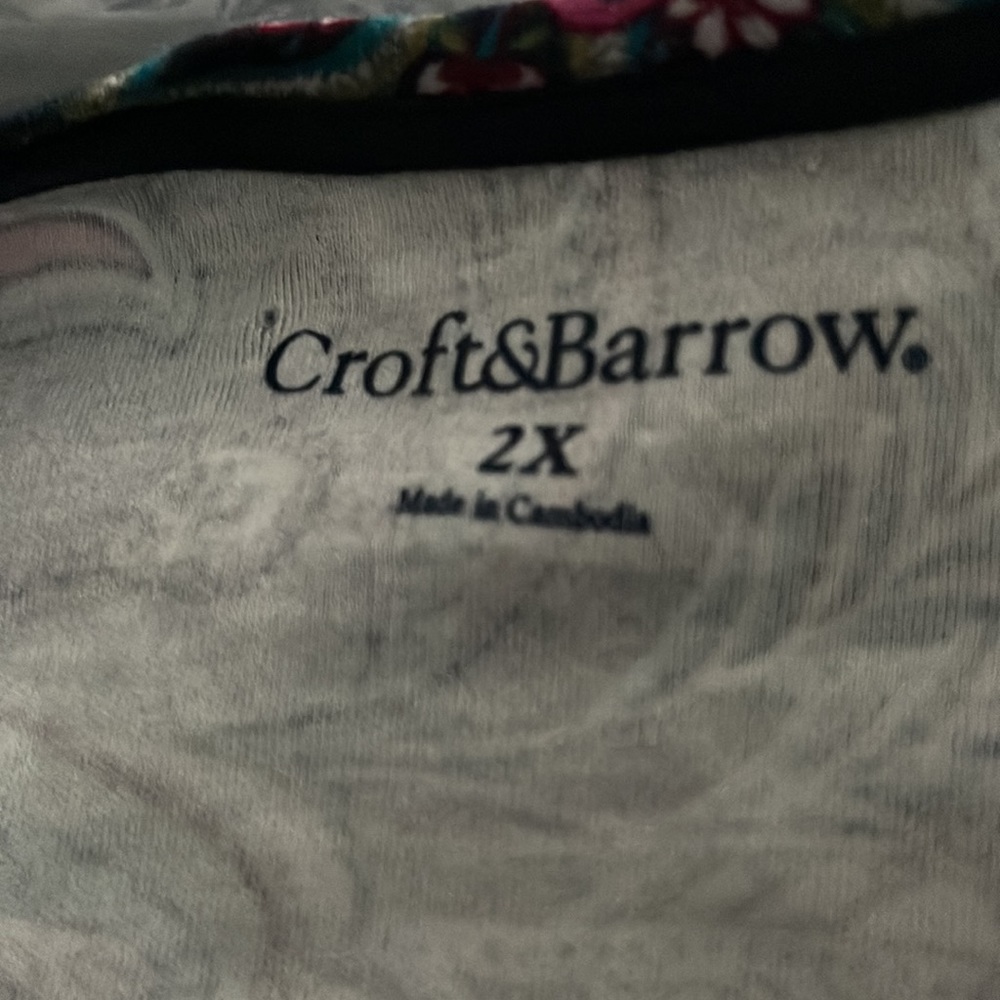 Croft and barrow 2x long sleeve top - Picture 3 of 4